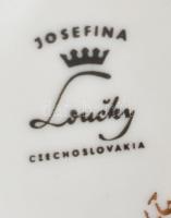 Josefina cseh kínai sárkány mintás porcelán teás készlet, jelzéssel, hibátlan