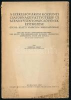 Demeter Dezső: A székesfővárosi központi csatornaszivattyútelep új szennyvíznyomócsövének építkezése. (Duna alatti vasbeton ikercsatorna.) A szerző által DEDIKÁLT. Valamint a dedikált személy részére szóló levéllel és László és Blum cég borítékjával. Bp., 1937, Kir. M. Egyetemi Nyomda, 27 p.+VIII t. + 1 kihajtható tábla. Kiadói papírkötés, az elülső borító foltos, leszakadt.