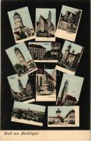 Nördlingen, multi-view postcard