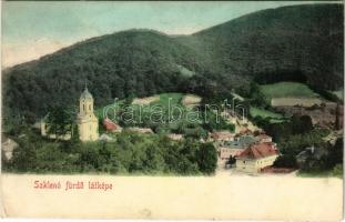 1906 Szklenófürdő, Sklené Teplice; látkép / general view, spa (EK)