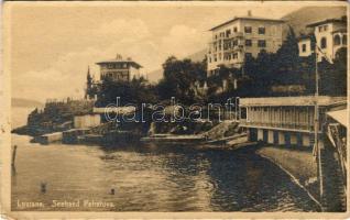 Lovran, Lovrana, Laurana; Seebaed Peharova / beach (EK)