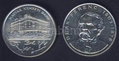 1993-94. 200Ft Ag "MNB" (1x) + "Deák" (1x) T:BU,2