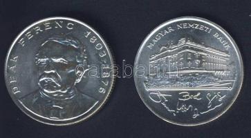 1993-94. 200Ft Ag "MNB" (1x) + "Deák" (1x) T:BU,2