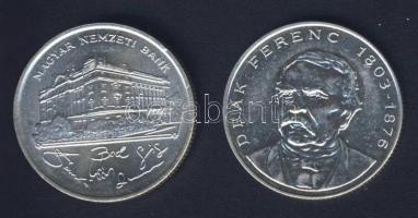 1993-94. 200Ft Ag "MNB" (1x) + "Deák" (1x) T:BU,2