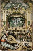 1907 Zürich, Corso Theater, interior, humour (EB)