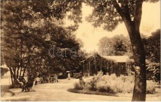 Csíz, Csízfürdő, Kúpele Cíz; Park. Herskovits Mór kiadása / spa, park