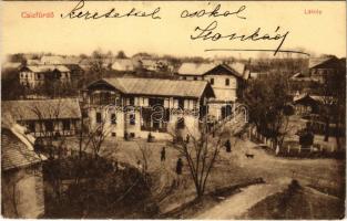 1916 Csíz, Csízfürdő, Kúpele Cíz; látkép. Herskovits Mór kiadása / spa, bath (EK)