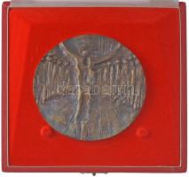 1982. "Magyar Néphadsereg Dalostalálkozója Tata '82" kétoldalas, öntött bronz plakett...