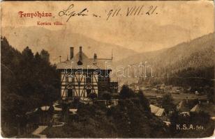 1911 Fenyőháza, Lubochna; Villa Kovács (fa)