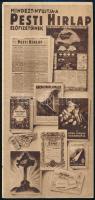 cca 1930 Pesti Hírlap számolócédula