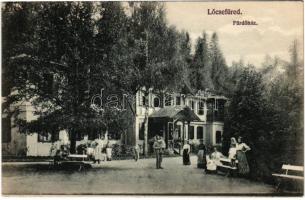 1913 Lőcsefüred, Lőcse-fürdő, Levocské Kúpele (Lőcse, Levoca); Fürdőház. Braun Fülöp kiadása / spa, bathhouse