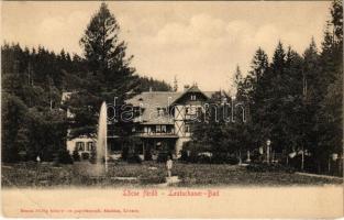 Lőcsefüred, Lőcse-fürdő, Levocské Kúpele (Lőcse, Levoca); Fürdőház. Braun Fülöp kiadása / spa, bathhouse (EB)