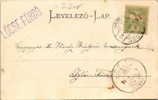 1904 Lőcsefüred, Lőcse-fürdő, Levocské Kúpele (Lőcse, Levoca); Fürdőház / spa, bathhouse (fl)