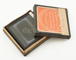 cca 1900-1920 Felvidéki tájak (Vág-völgye, Magas-Tátra, Csorba-tó), térképek; 7 db üvegdia, Uránia S...