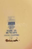 Zsolnay virágmintás váza, jelzéssel, hibátlan, m: 26,5 cm