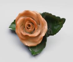 Herendi rózsa, jelzéssel, levelén kis kopottsággal