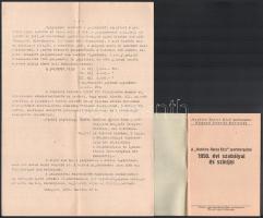 1950 "Munkára, Harcra Kész" sportmozgalom jelvénytervezési pályázatának hirdetménye, 2 p. ...