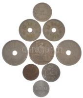 Románia 1900. 5b + 1905. 10b + 20b + 1906. 10b + 20b + 1947. 50b + 1951. 1L + 2L + 1955. 50b T:AU-F Romania 1900. 5 Bani + 1905. 10 Bani + 20 Bani + 1906. 10 Bani + 20 Bani + 1947. 50 Bani + 1951. 1 Leu + 2 Lei + 1955. 50 Bani C:AU-F