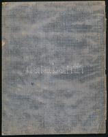 cca 1930-1940 Lakóház tervezés ceruzás, kézzel írt jegyzet, kézi rajzokkal, ismeretlen szerzőtől, fü...