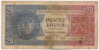 Csehszlovákia 1926. 20K "Oe 187819" T:VG
Czechoslovakia 1926. 20 Korun "Oe 187819&qu...