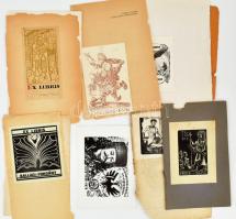 13 db vegyes ex libris