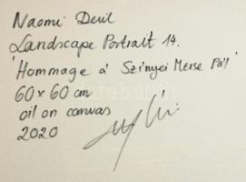 Ördög Noémi / Naomi Devil (1987-): "Hommage á Szinyei Merse Pál" (Landscape portrait 14.),...