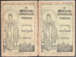 Acsády Ignác: A magyar birodalom története 13-14. füzet. Bp., én.,Athenaeum. Kiadói papírkötés, szakadt borítókkal, bélyegzésekkel, aláhúzásokkal, egy kijáró táblával.
