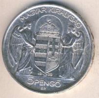 1939. 5P Ag "Horthy balra" T:2-/2