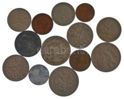 Csehszlovákia & Cseh-Morva Protektorátus 1922-1946. 2h-1K (13xklf) közte 1923-1925. 2h Zn rossz állapotban T:AU-VG Czechoslovakia & Bohemia and Moravia 1922-1944. 2 Haléře - 1 Koruna (13xdiff) within 1923-1925. 2 Haléře Zn in weak condition C:AU-VG