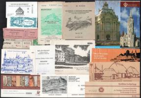 33 db vegyes múzeumi, kiállítási belépőjegy