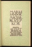 Márki Sándor: Magyar középkor. Bp., 1914, "Élet." Kiadói egészvászon-kötés