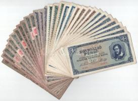 30db vegyes pengő bankjegy T:F,VG