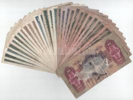 30db vegyes pengő bankjegy T:F,VG