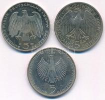 NSZK 1982F 5M Cu-Ni "Az ENSZ Természetvédelmi Konferenciájának 10. évfordulója" + 1983J 5M...