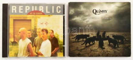 Quimby - Instant Szeánsz. (Élő koncertfelvétel). CD, Album. Tom-Tom Records, Magyarország, 2011. Minimálisan karcos lemez. + Republic - Só És Cukor. CD, Album. EMI, Magyarország, 2000. Kissé karcos lemez.