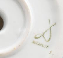 Drasche Sopron Civitas Fidelissima porcelán szobor, jelzéssel, kopásokkal, m: 10 cm