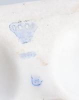 Német porcelán brandenburgi huszár figura, jelzéssel, hibátlan, m: 20 cm