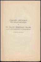 Bohdaneczky Edvin: Csanád vármegye nemzetiségi és gazdasági viszonyai a XVIII. században. Csanádvárm...