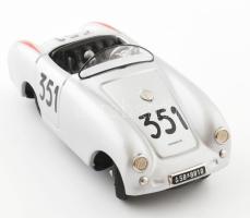 cca 1940 Schuco Examico Spyder fémautó, kulccsal, certifikáttal, leírással, hibátlan, h: 15 cm