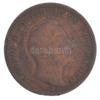 Német államok / Badeni Nagyhercegség 1845. 1kr Cu "I. Lipót" T:F
German states / Grand Du...