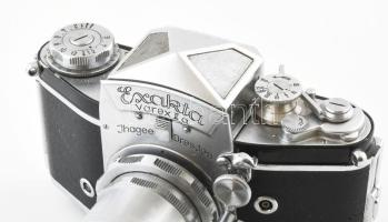 Ihagee Exakta Varex IIa fényképezőgép, Carl Zeiss Jena Flektogon 2,4/35 objektívvel, közgyűrűvel és ...