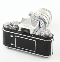 Ihagee Exakta Varex IIa fényképezőgép, Carl Zeiss Jena Flektogon 2,4/35 objektívvel, közgyűrűvel és ...