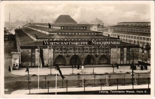 Leipzig, Technische Messe, Halle 8. Wirtschaftsgruppe Maschinenbau. Photo und Verlag Karl Cramer