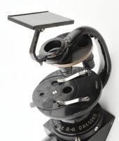 Ernemann-Werke vetítőgépre szerelhető vetítő mikroszkóp, jelzéssel, jó állapotban, h: 27 cm