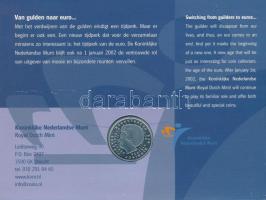 Hollandia 2001. 1G Ni "Az utolsó Gulden" eredeti dísz kartonlapon T:BU
Netherlands 2001. ...