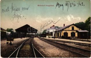 1909 Pragersko, Pragerhof; Bahnhof / railway station (EM)