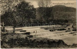 1940 Beszterce, Bistritz, Bistrita; Bistritzfluss / Beszterce folyó / Bistrita river