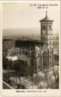 1929 Gyulafehérvár, Alba Iulia; Catedrala Rom. cat. / Székesegyház / cathedral. Foto Bach