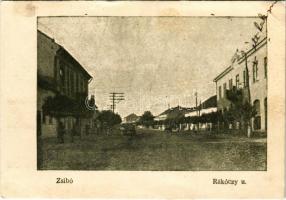 1940 Zsibó, Jibou; Rákóczi út / street view (EB)