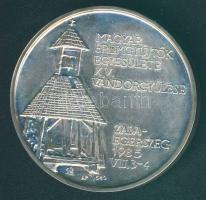 1985. "Deák Ferenc-Zalaegerszeg" Ag emlékérem 41,5g T:BU
